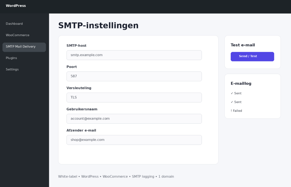 SMTP Mail Delivery for WordPress & WooCommerce